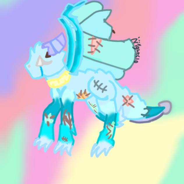 Frost the ice dragon but a doll [fixed]