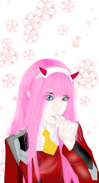 Zero Two ~Darling in the Franxx~ - ibisPaint