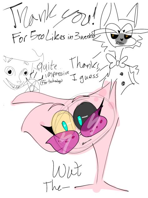 THANK YOU for over 500 likes!