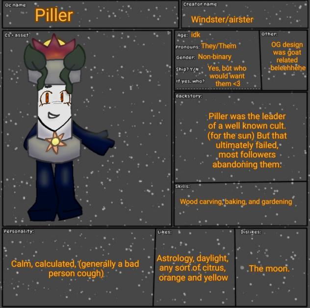 Scary piller eek!