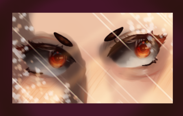 red Orange eyes