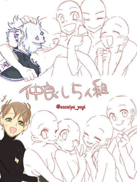Anime friends collab
