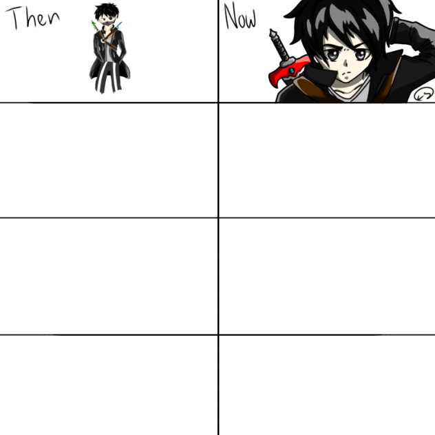 Then Vs Now collab - ibisPaint