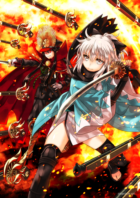 沖田さんとノッブ