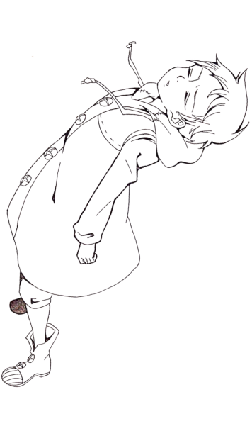 線画塗ってください