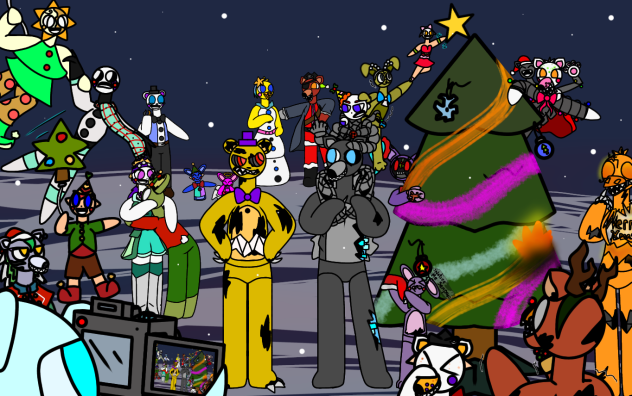 Merry Late Fnaf Christmas.