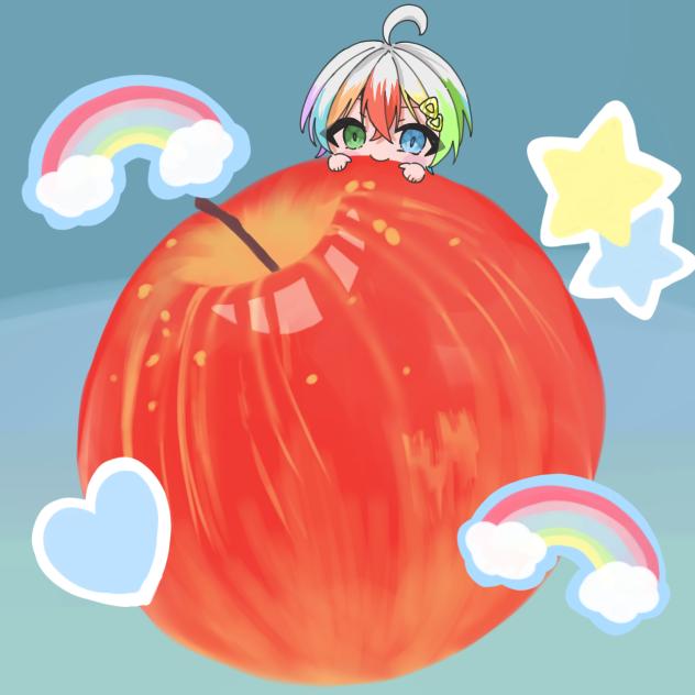 れるくん　✕　りんご