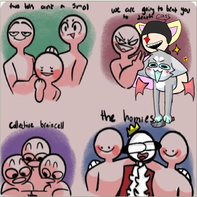 types of friend groups collab - ibisPaint