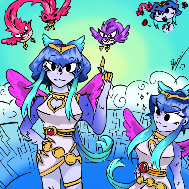 Harpy melodie from brawl stars