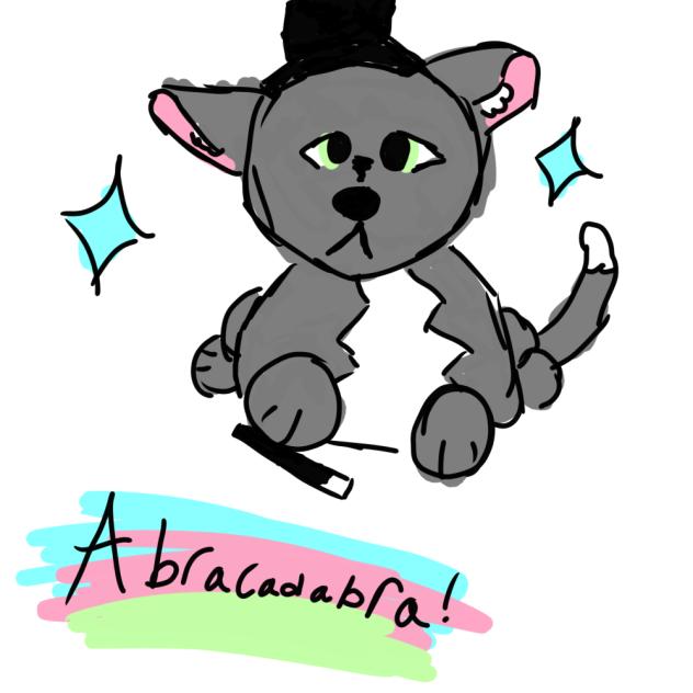 cat in top hat (ty for idea jtoop) yayy