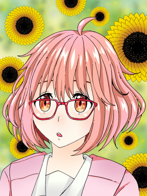 Mirai in flowers