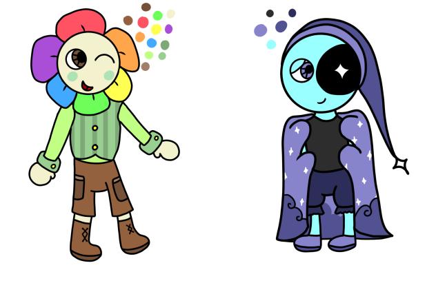 Dandy and Astro in my style
