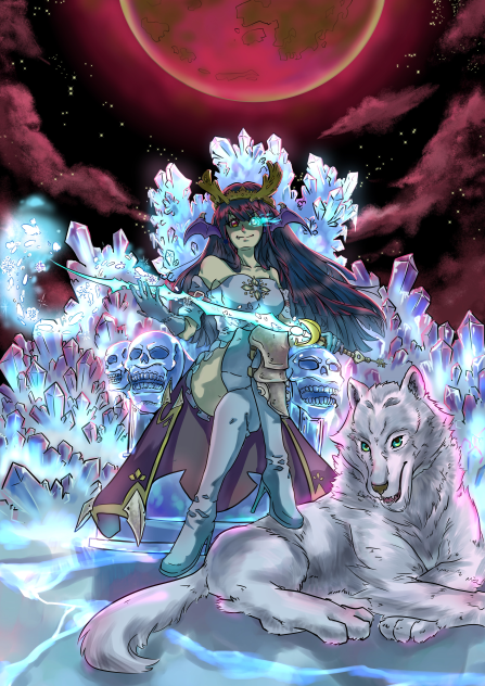 満月の下の氷姫
