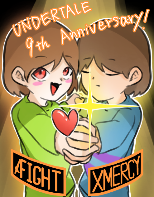 アンダーテール9周年おめでとう！！！