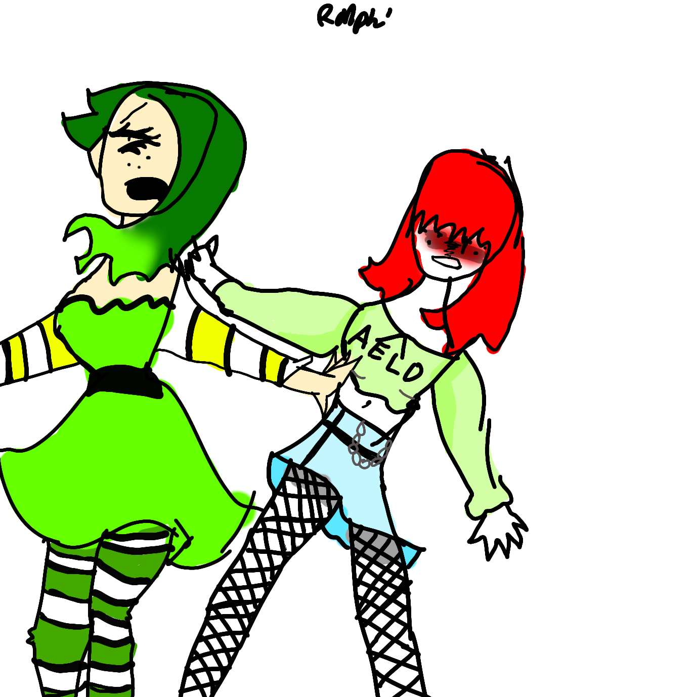 the fight coloured version - ibisPaint