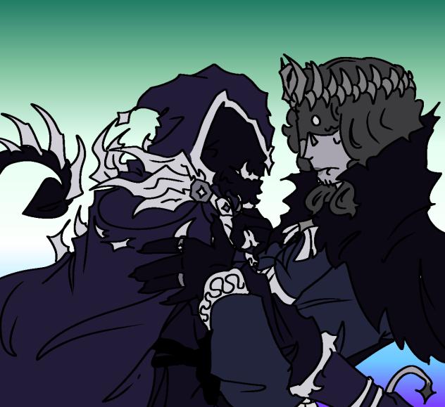 Leer + Mysterious Figure WIP