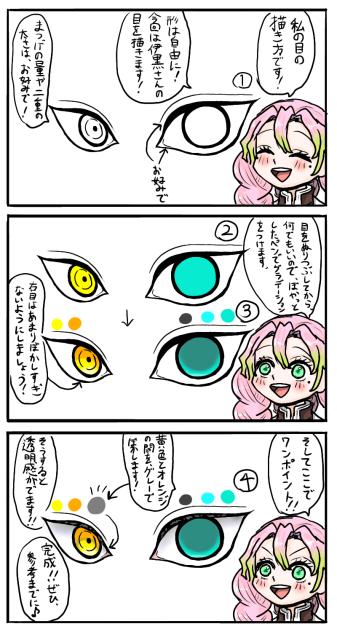 私の目の描き方