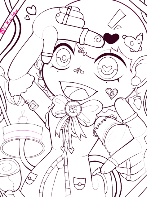 Candie [Re-Draw + Lineart]