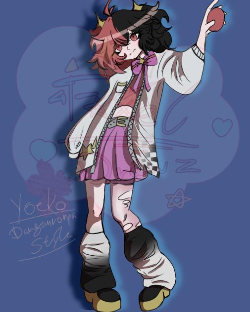 My oc Yoeko in danganronpa style