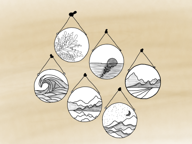 Hanging backgrounds