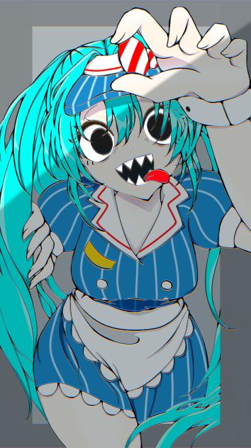 メズマミクの線画塗りました！