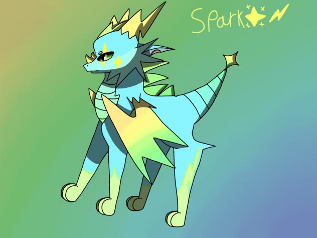 Spark, Dragon, Electric dragon.