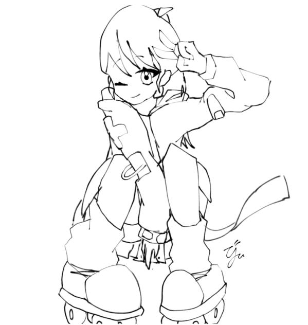 線画！（再投稿）