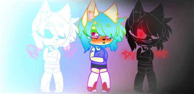 Moxy angel and devil