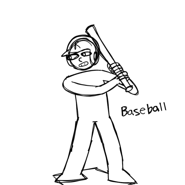 Baseball pose