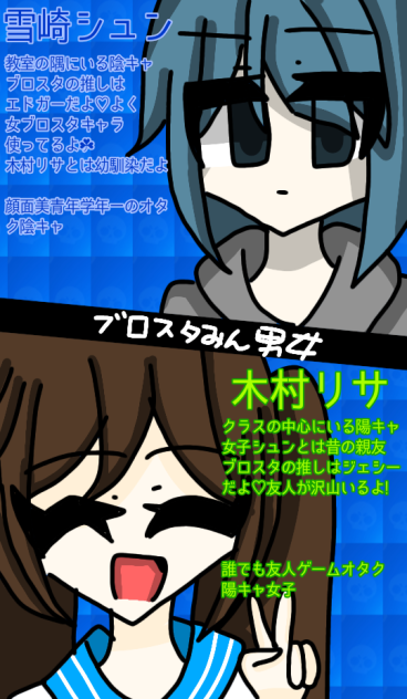 ブロスタ民の男女紹介