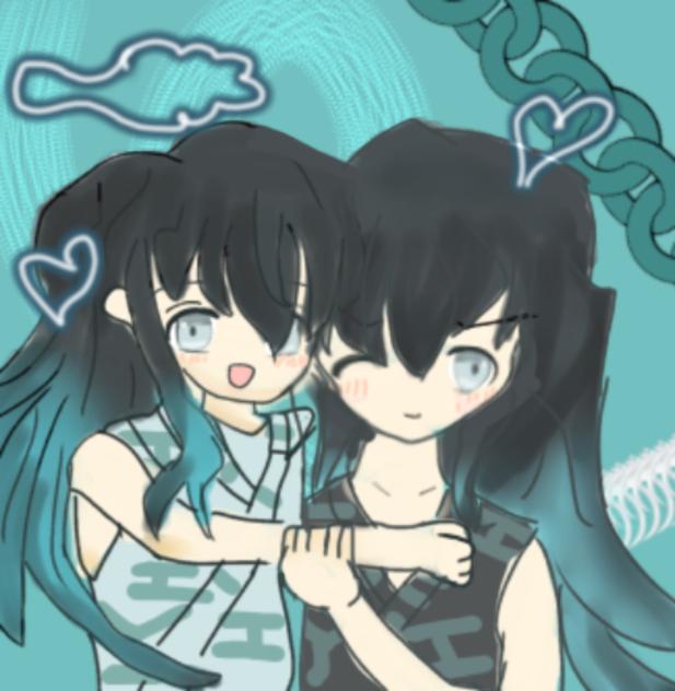 Muichiro and yuichiro 🩵🖤