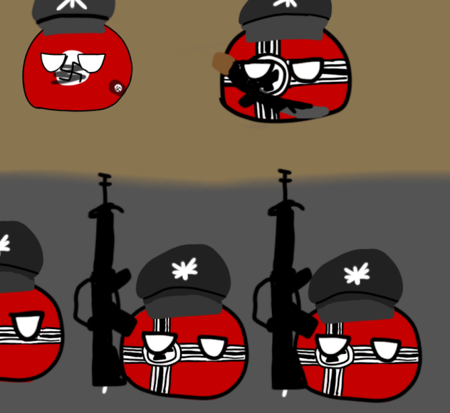 他の国へ向かうナチス・ドイツ