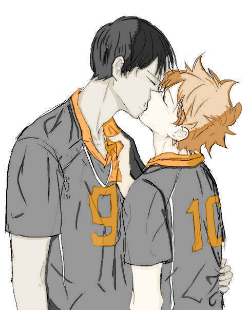 KageyamaxHinata (Haikyuu) Coloring Page