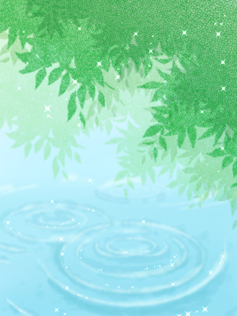 背景 雨上がり