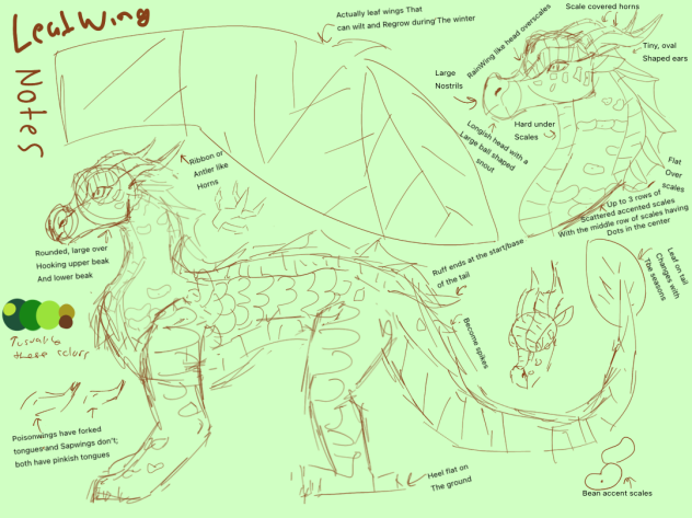 LeafWing Notes Speedpaint