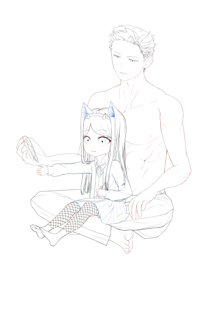 LineArt Draw Your Oc As; Child - ibisPaint