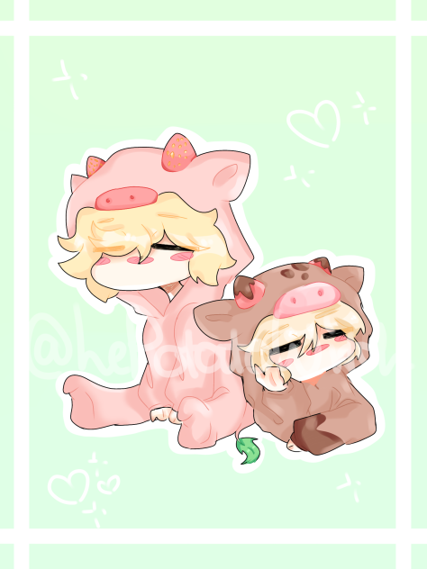 Strawberry Cows uwu