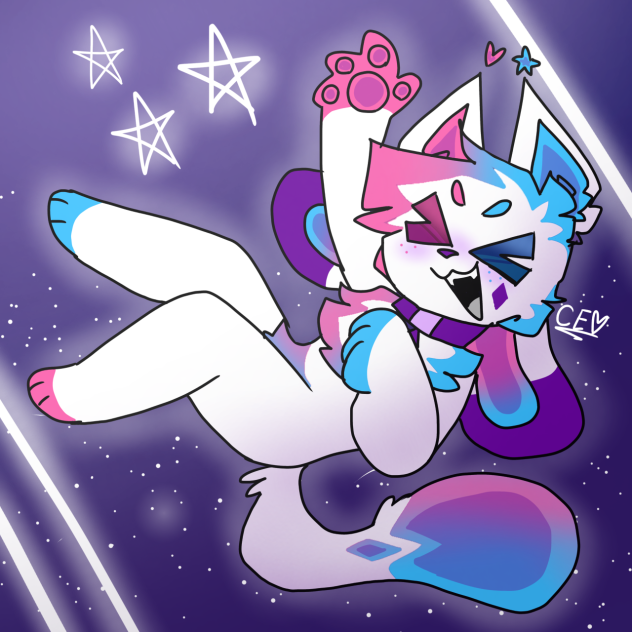 Kittydog 💗💜💙