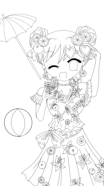 OrangeSummer〜ぬりえ〜