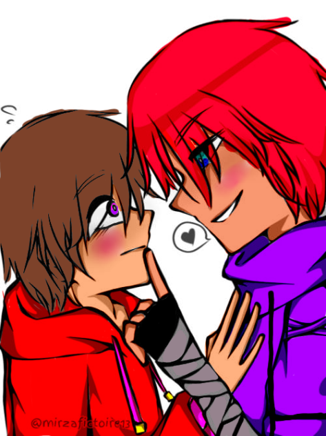 past Michael Afton x past Noah Carter
