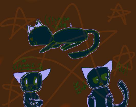 idk anymore -inktober cats ig - ibisPaint
