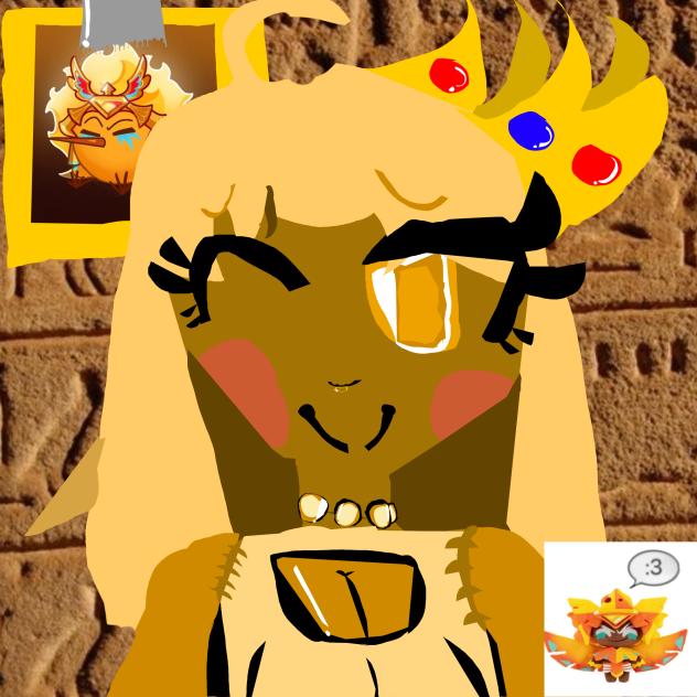 golden cheese fanart 😝