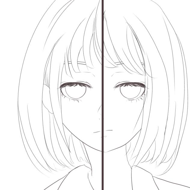 正面(リメイク前ラフ)
