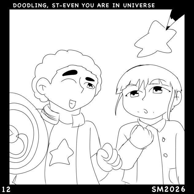 Doodling, St-even you are in Universe