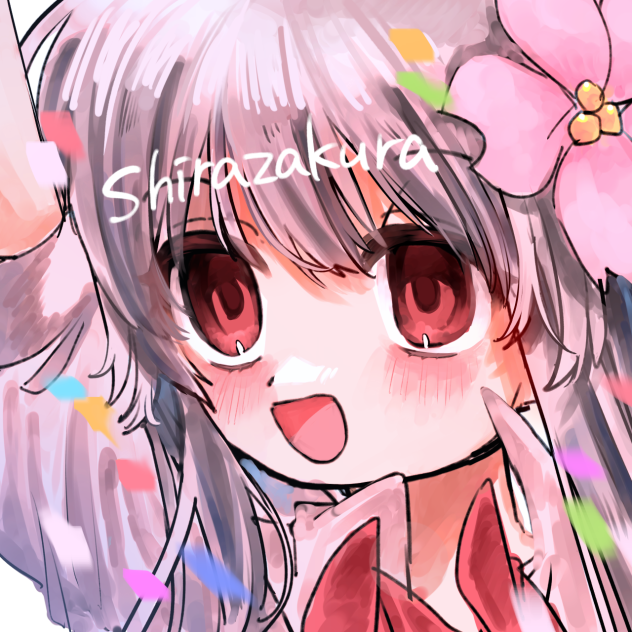 アイコンにっこり白桜ちゃん