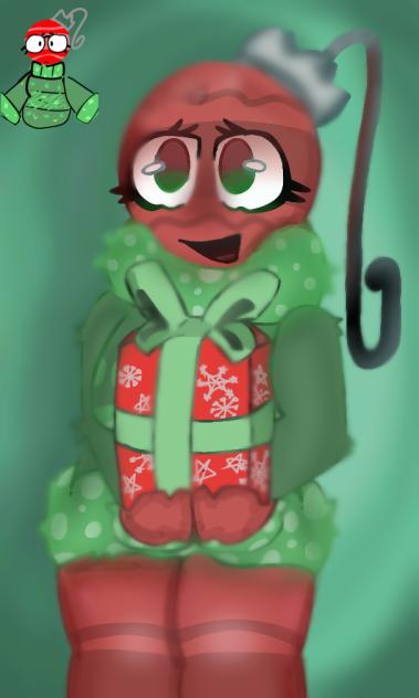 Bobette the ornament! 🎁 🎄