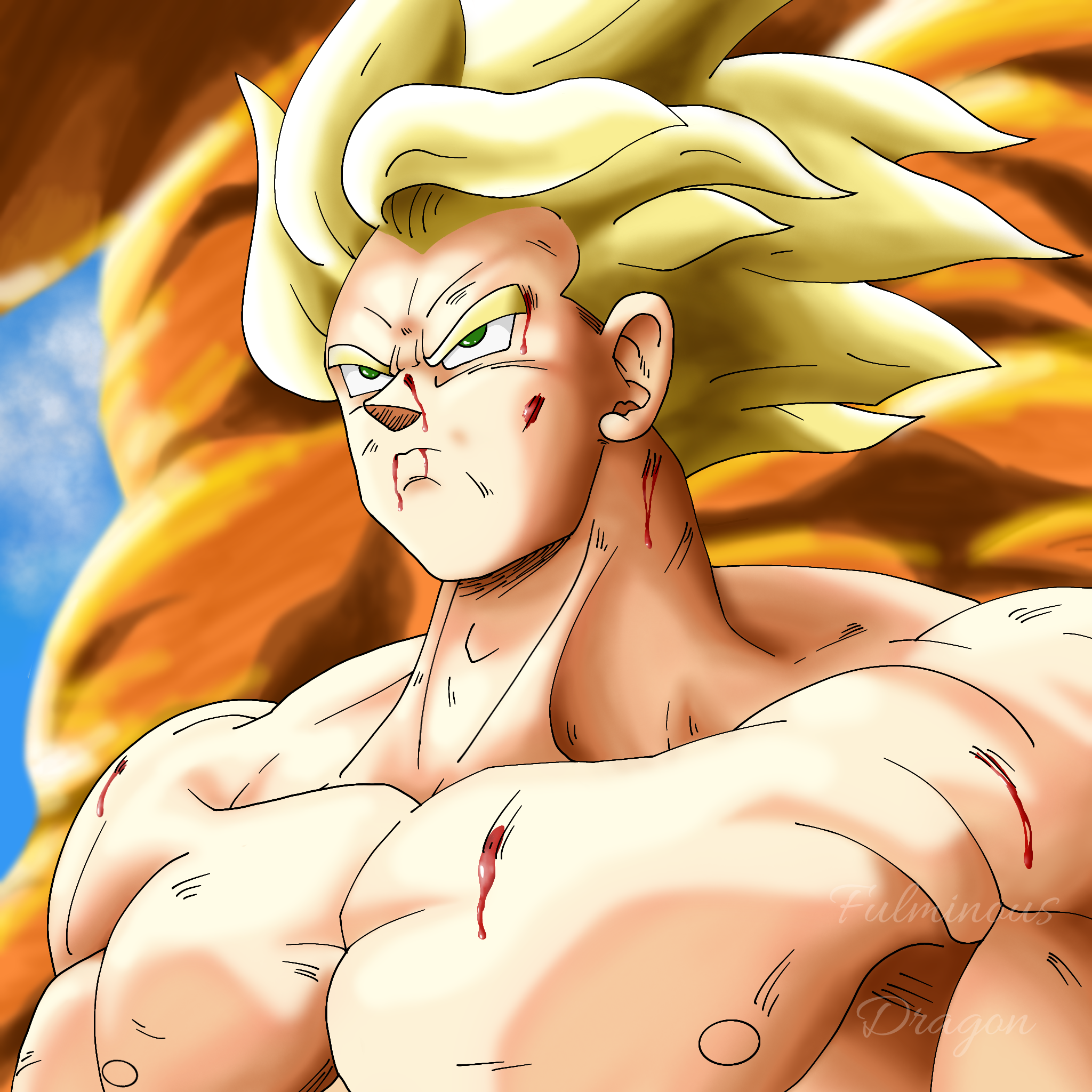 Super Saiyan Goku - ibisPaint