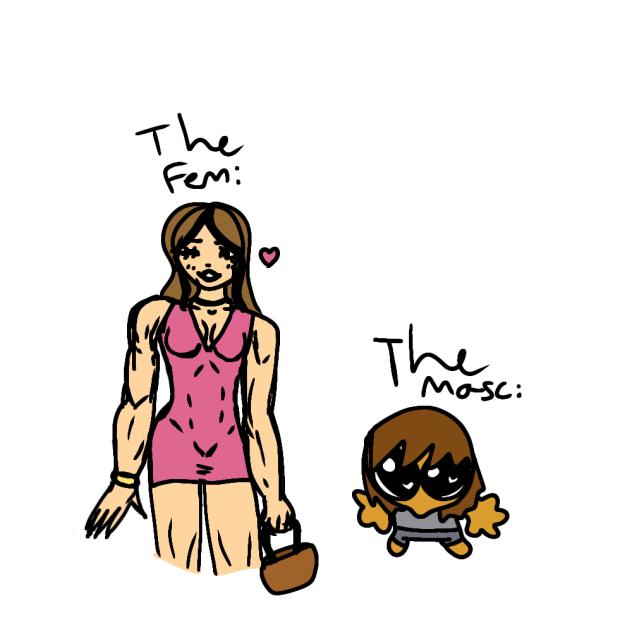 my fav lesbian relationship dynamic🧡💖