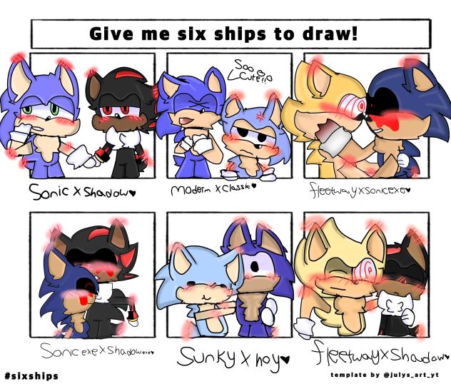 My favorite sonic ships ♥︎