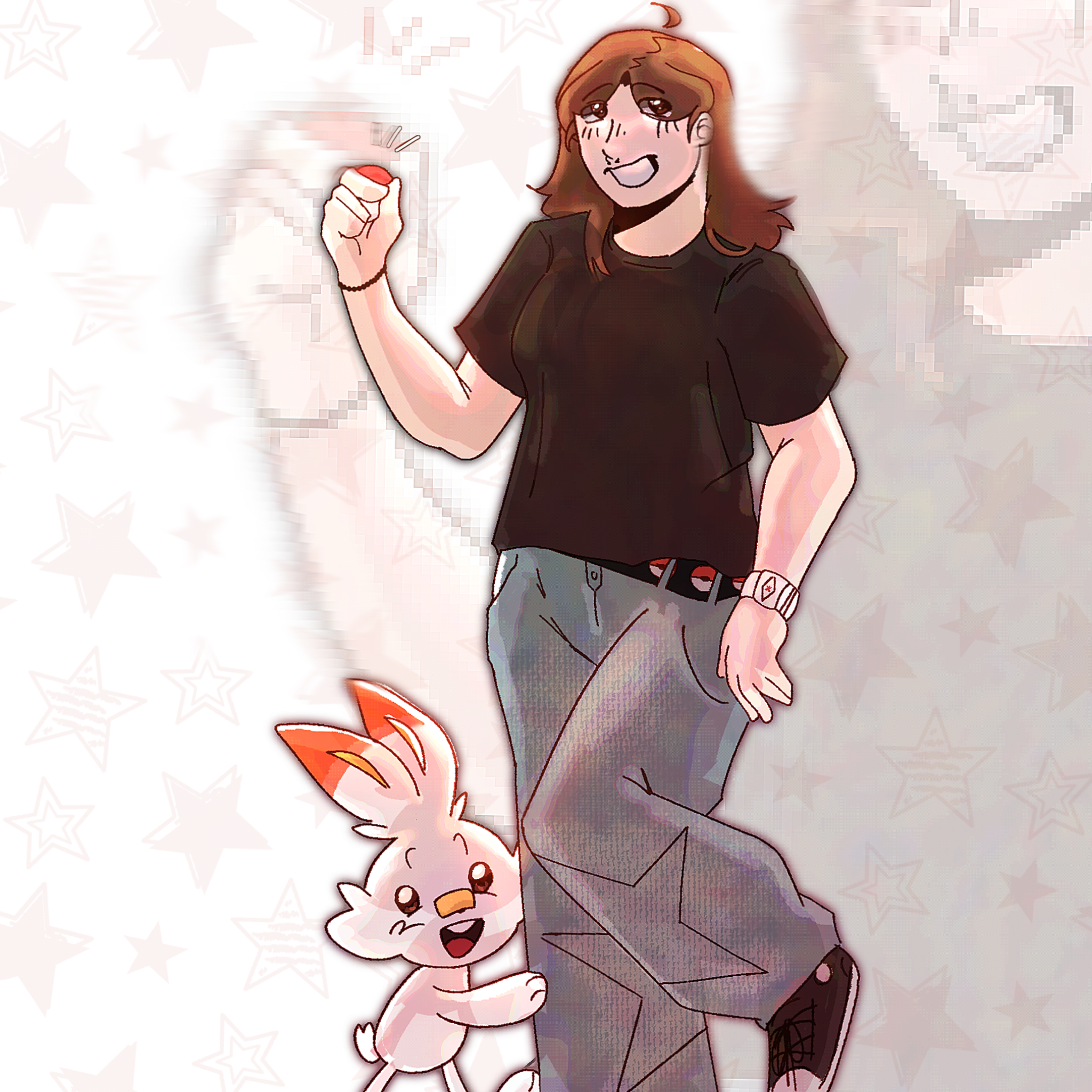 me as a pokemon trainer - ibisPaint